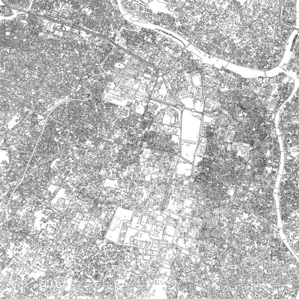 尼泊尔加德满都的城市和城市的3D插图图片下载