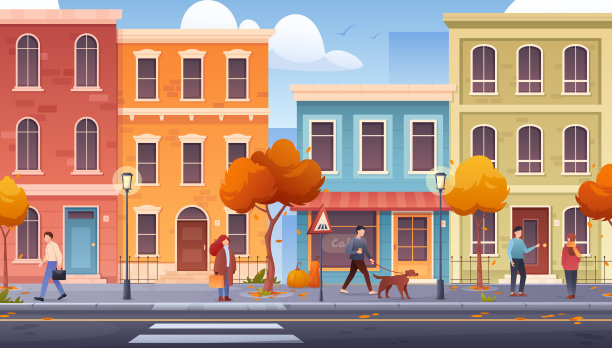 秋城大街图片下载