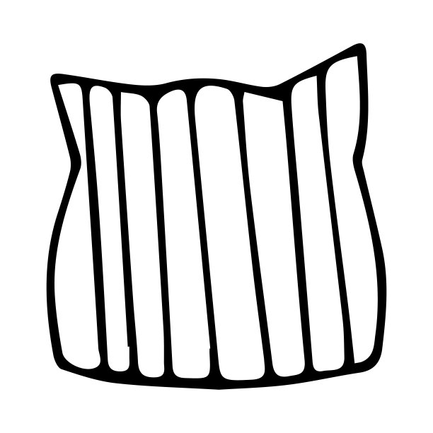 涂鸦一个针织帽的剪影图片下载