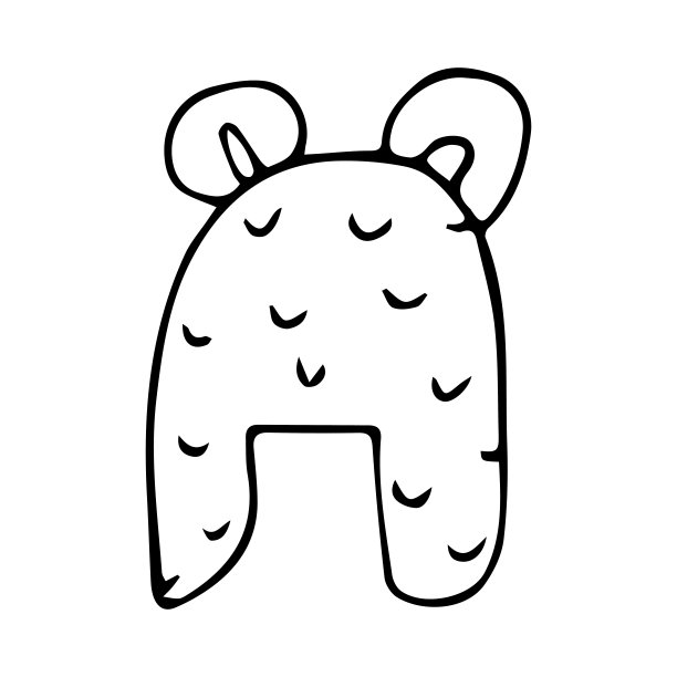 涂鸦一个针织帽的剪影图片下载