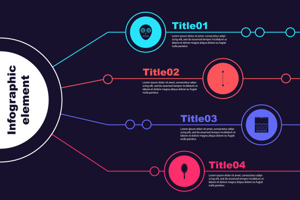 套装:面膜、耳棉、眼影盘、手镜。业务信息图表模板。向量图片下载