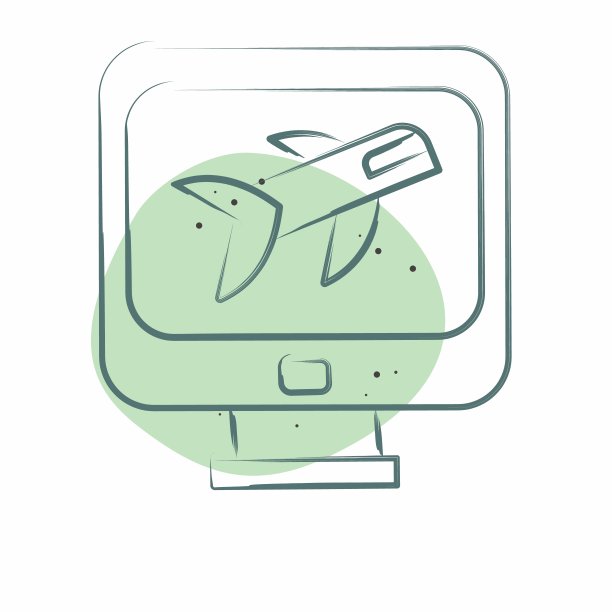 图标航班登记。与机场标志有关。色斑样式。简单的设计说明图片下载