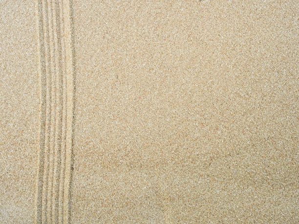 禅宗花园沙滩背景日本平衡冥想放松佛教灵性，模式线波曼荼罗模拟水疗度假瑜伽生活方式自然沙漠夏季，纹理沙漠，芳香疗法。图片下载