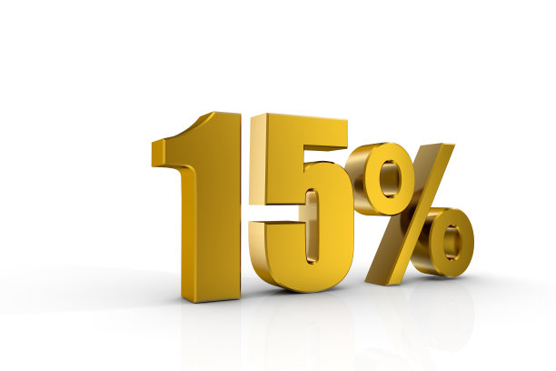 金色的百分数图片下载