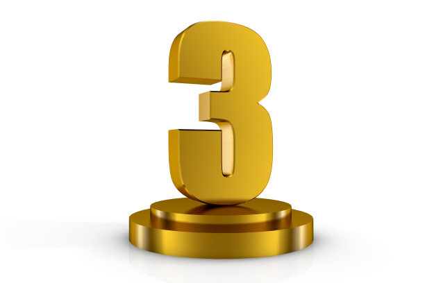 金色的数字图片下载