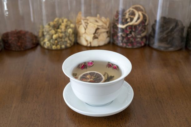 中草药组合，健康滋补茶图片下载