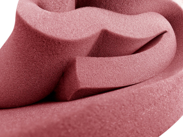 厚厚的紫色海绵泡沫褶皱图片下载