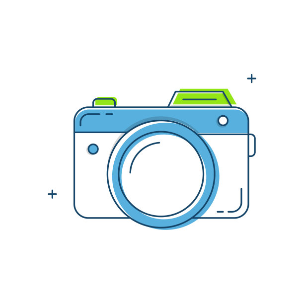 采购产品摄影设备，捕捉时刻，照片拍摄，相机图标，摄影必需品，摄影齿轮矢量图标设计图片下载