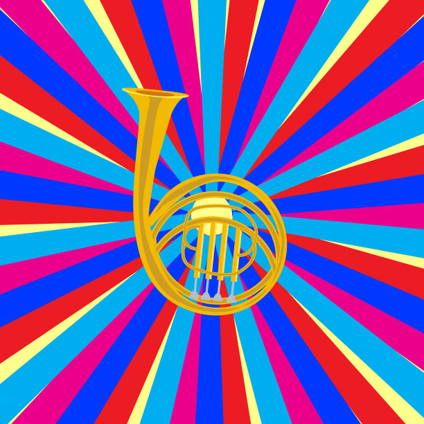 圆号乐器图片下载