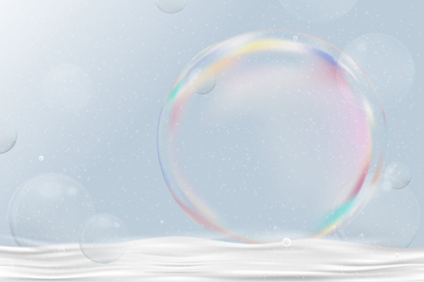 圣诞背景与冬季景观与雪，玻璃雪花地球仪或雪球上的蓝天背景，矢量横幅圣诞卡，节日横幅上的新年2025，网络横幅促销，销售图片下载