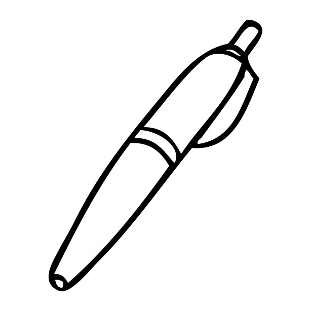 钢笔素描矢量插图图片下载