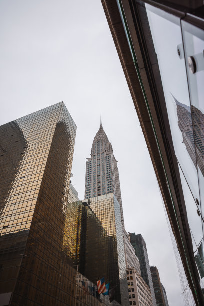 摩天大楼在曼哈顿下城，纽约市-美国-股票照片图片下载