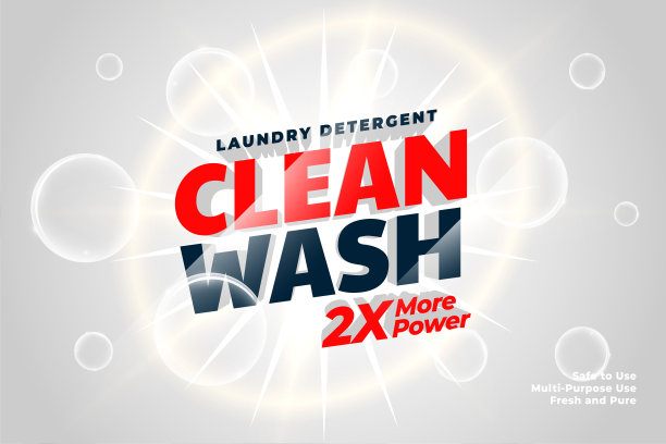 浴室清洁剂标签用于商业广告图片下载