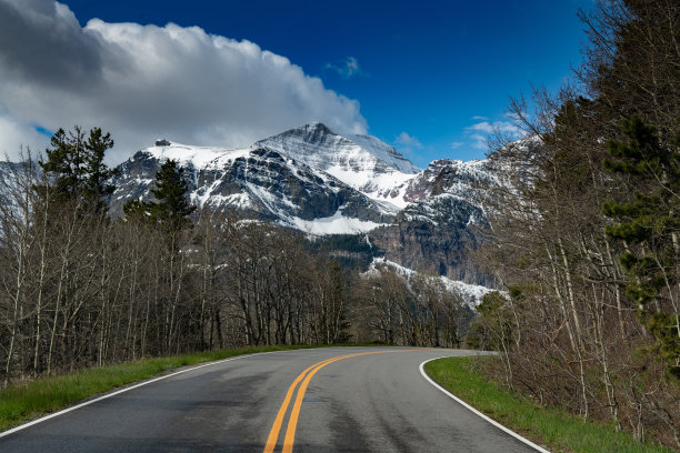 接近许多冰川，美国蒙大拿州冰川国家公园北部，北美图片下载