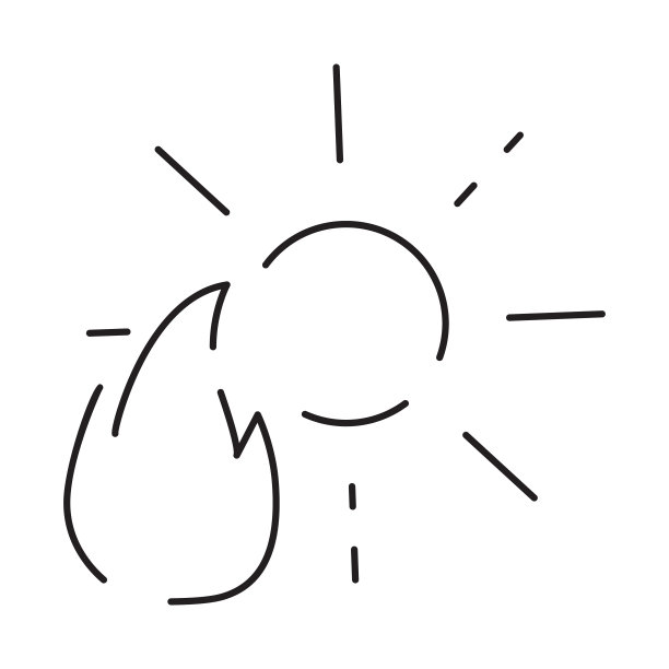 防晒相关矢量线图标。图标如防晒霜，太阳镜，紫外线暴露时间等。暑假图片下载