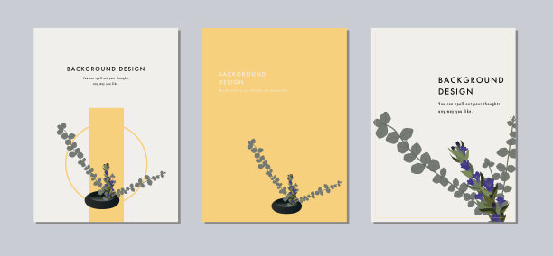 插花插画套装图片下载