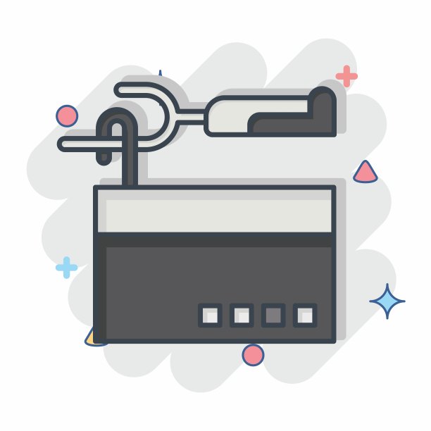 图标线程选择器。与缝纫有关的符号。漫画风格。简单的设计说明图片下载