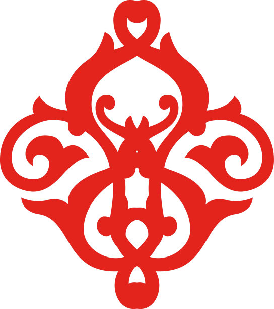 亚洲东方矢量元素。传统的模式。矢量红色无缝哈萨克民族装饰。民族格局为大草原游牧民族，有突厥、蒙古、吉尔吉斯、布里亚特、卡尔梅克等。图片下载