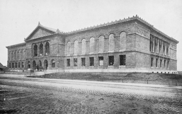 芝加哥的古董照片:艺术学院图片下载