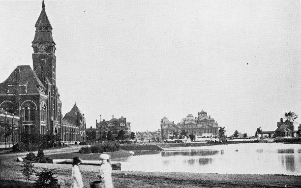 芝加哥的古董照片:湖Vista，普尔曼图片下载