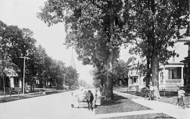 圣保罗的古董照片:霍利大街图片下载