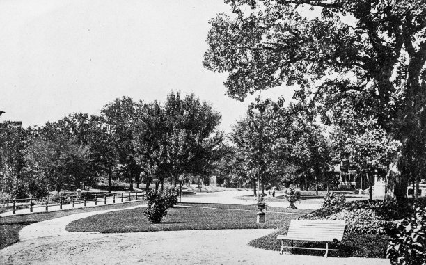 圣保罗的古董照片:顶峰大道图片下载