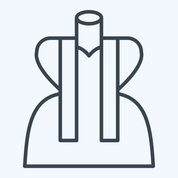 图标测量。与缝纫有关的符号。行风格。简单的设计说明图片下载