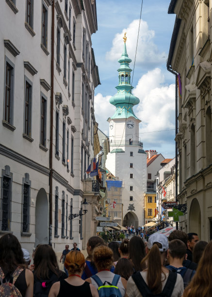 老迈克尔斯塔，布拉迪斯拉发，斯洛伐克图片下载