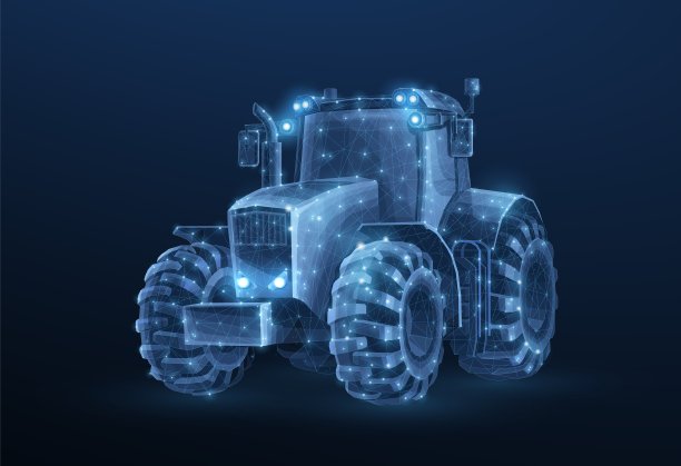 拖拉机插图。农业机械，农用设备图片下载