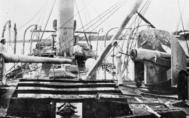 美西战争期间菲律宾的古董照片，沉船图片下载