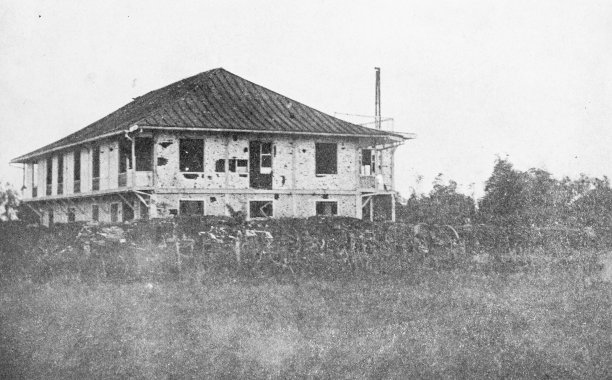 美西战争期间菲律宾的古董照片，火药屋图片下载