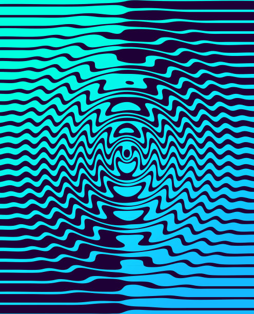 抽象的波纹在液体中扩散图片下载