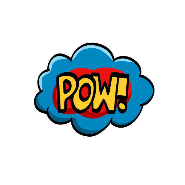 言语泡沫化。喜剧演讲充满感情。手绘。颜色矢量插图在卡通线条风格。图片下载