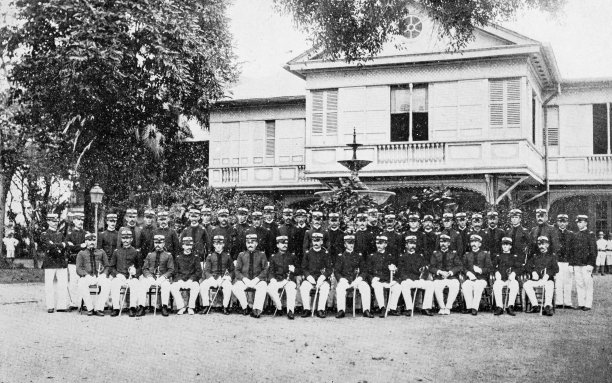 美西战争期间菲律宾的古董照片图片下载