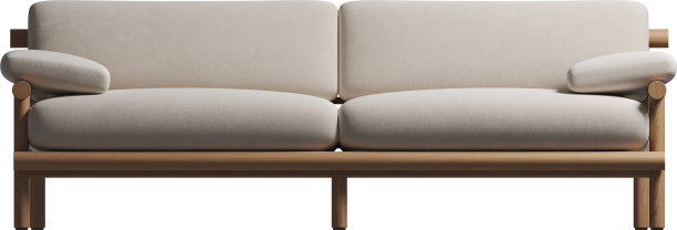 带靠垫的沙发俯视图图片下载