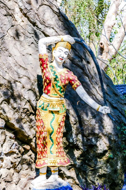 雕像在泰国，数码照片的图片作为背景图片下载