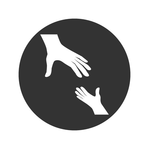 帮助图标。一组网络图标。向量平面符号图片下载