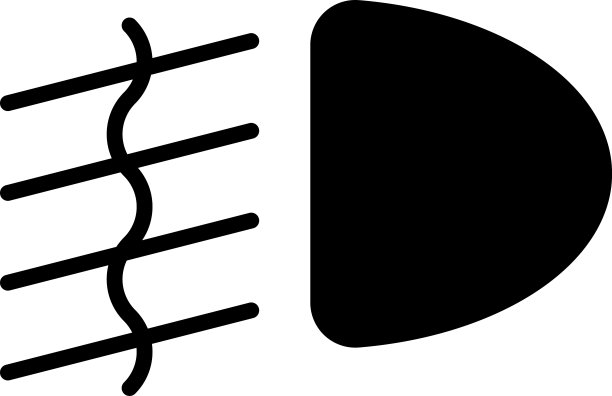 前灯，指示灯，仪表盘图标。矢量远光灯。车灯标志。矢量图标的车辆仪表板指标。这些符号包括高低光束和可调前灯符号。图片下载