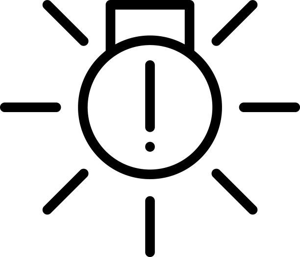 前灯，指示灯，仪表盘图标。矢量远光灯。车灯标志。矢量图标的车辆仪表板指标。这些符号包括高低光束和可调前灯符号。图片下载