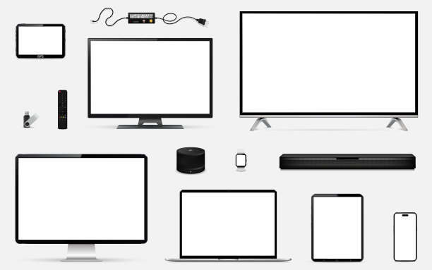 一套逼真的技术数码设备图片下载