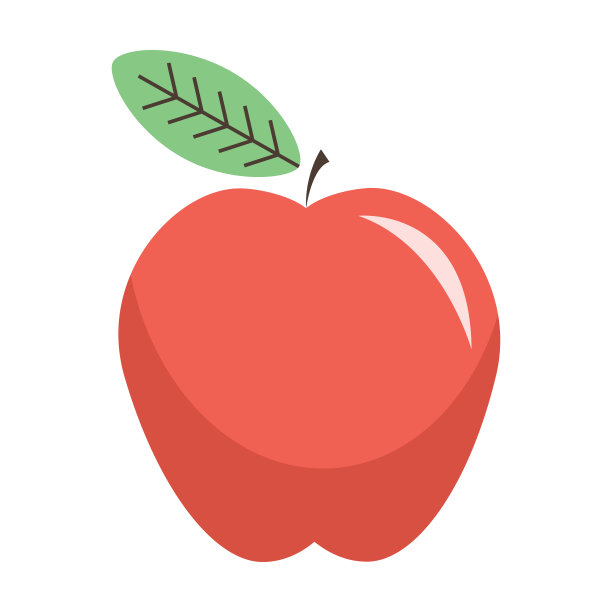 苹果新鲜水果健康的白色背景图片下载