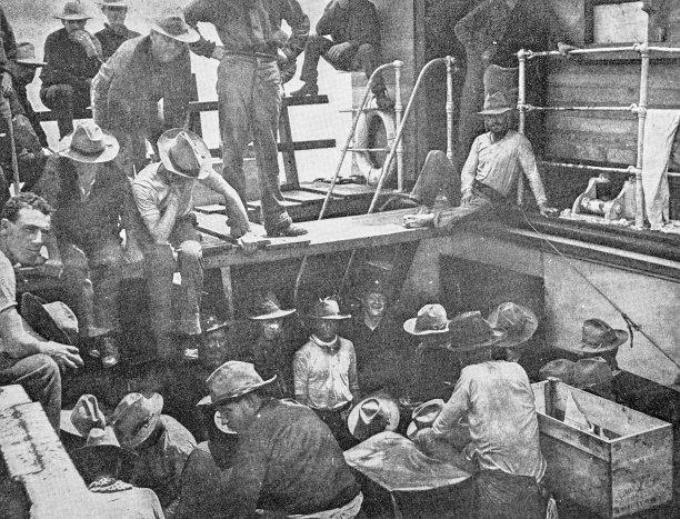 美西战争期间古巴的古董照片图片下载