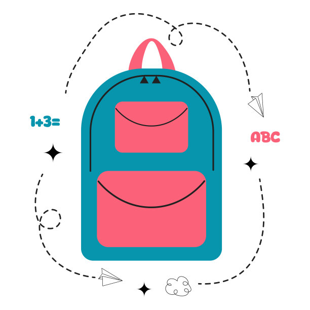 返回学校模板。矢量图图片下载