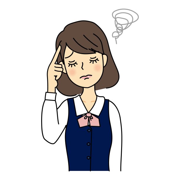 一个痛苦的女人的插图图片下载