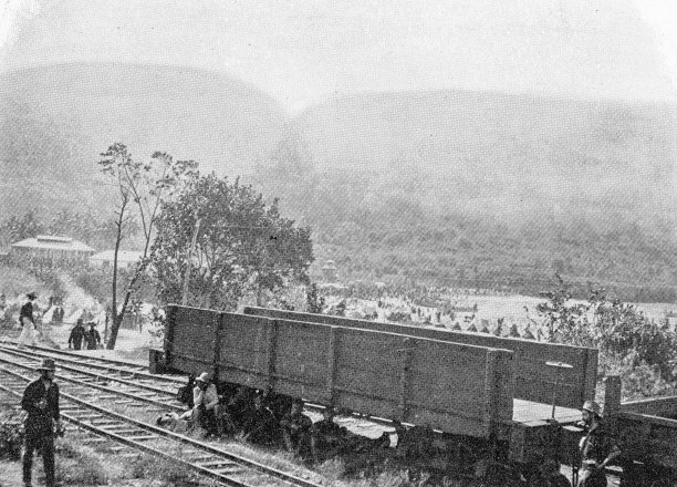 西美战争期间古巴的古董照片，西伯尼的火车图片下载