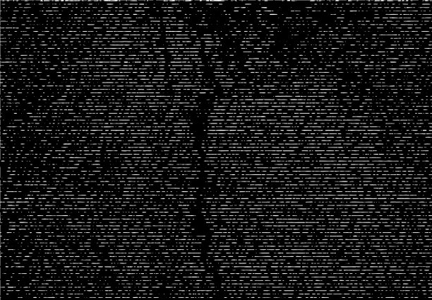 照片的开裂沥青与强烈的半色调线屏幕，使一个黑暗的抽象背景图片下载