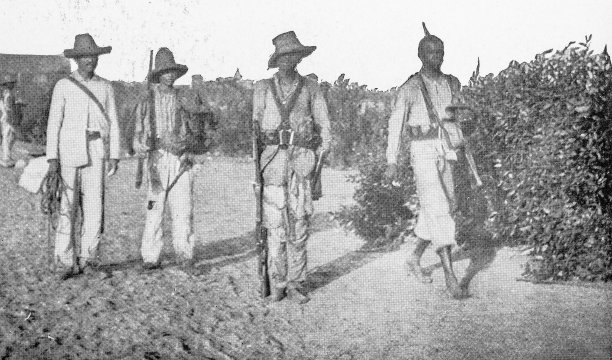 美西战争期间古巴的古照片，古巴士兵图片下载