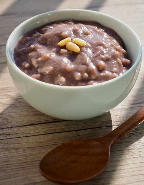 韩国传统食品红豆粥图片下载