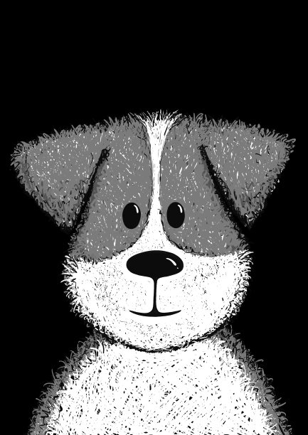 卡通杰克罗素梗图片下载