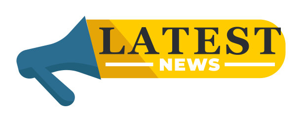 扩音器和最新新闻，扬声器和突发报告隔离图标图片下载